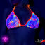 blacklight glow party bikini